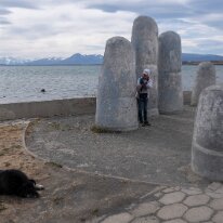 IMG_3067 13/01/2019 - Nous n'allions pas quitter Puerto Natales sans la photo traditionnelle auprès de la